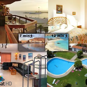 Jardin Canario Primera Linea De Playa Apartment Los Cristianos (Tenerife)
